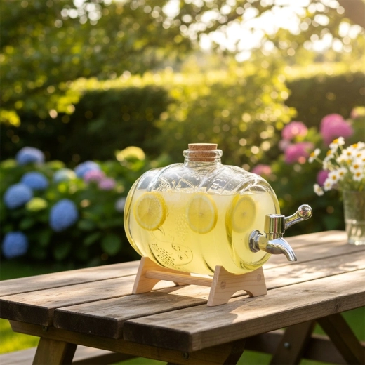 Cork lid and sealing tap