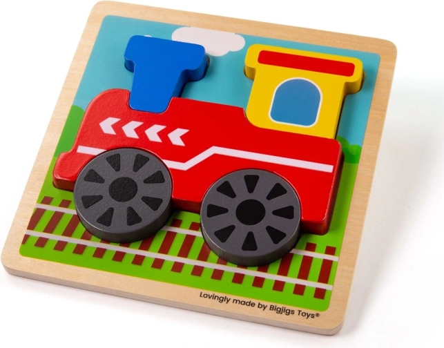 Insert Puzzle Train by Bigjigs Toys