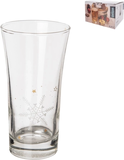 Snowflake glass 0.31 L (1 pc)