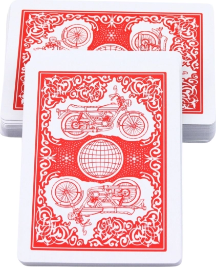 Klassiek rood design voor gezelschapsspellen