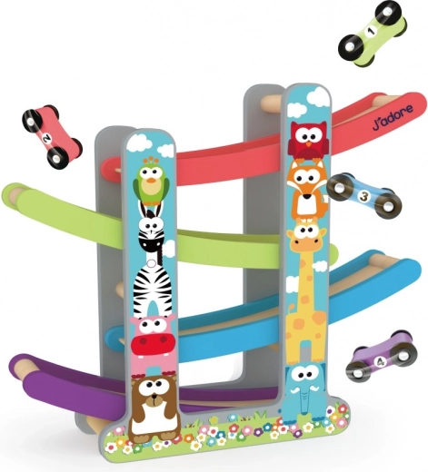 Circuit avec petites voitures J'adore