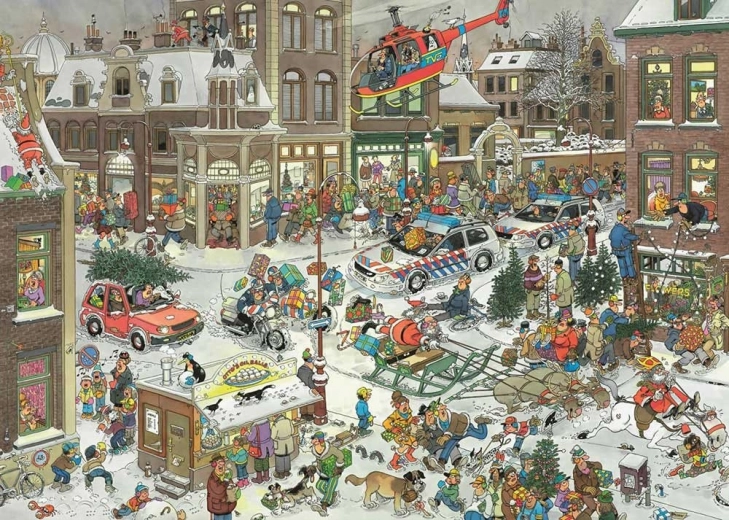 Puzzel JUMBO Jan van Haasteren Kerstmis 1000 stukjes