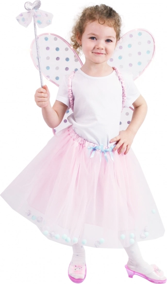 Children's Costume Pink Fairy with Light-Up Wings