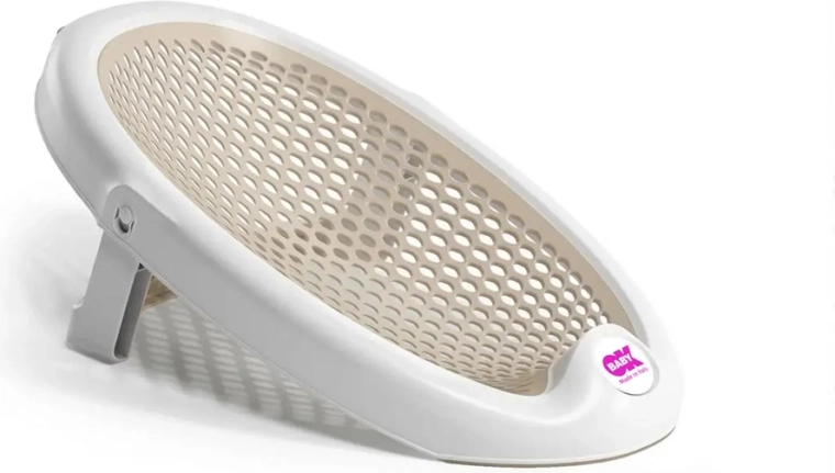 OK Baby opvouwbaar badzitje Jelly beige 0–8 maanden