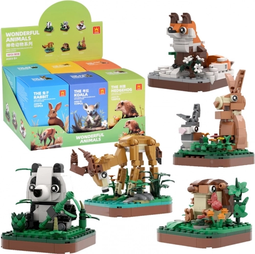 Technische Bausätze – Serie Wilde Landtiere (Mini-Sets mit 100+ Teilen)