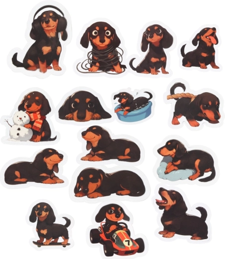 54 varied dachshund designs