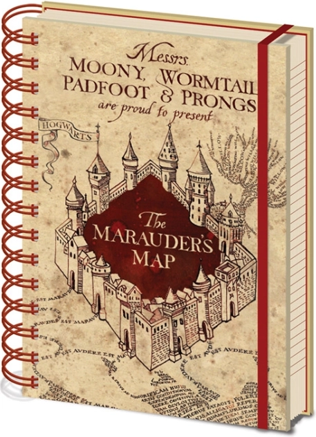 Bloc-notes A5 à spirale Harry Potter