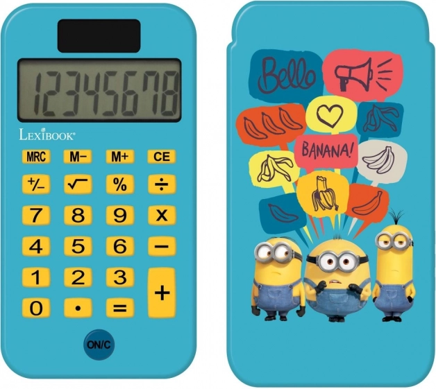 Calculatrice de poche LEXIBOOK pour enfants avec motif MINIONS