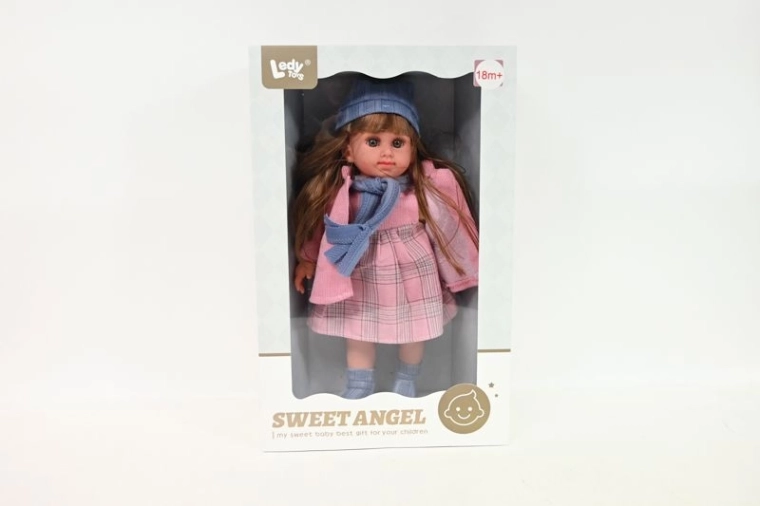Poupée avec manteau 38 cm