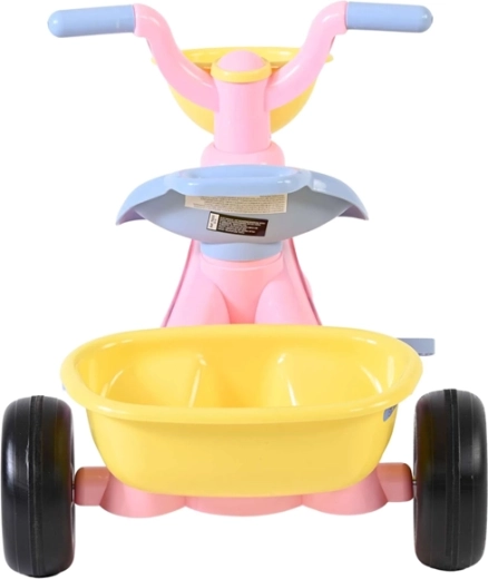 Stable three-wheel design for first rides