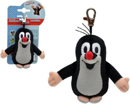 Mole Plush Keychain with Carabiner 10 cm