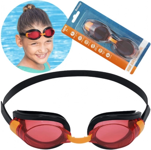 Bestway lunettes de natation pour enfants jaunes 7+