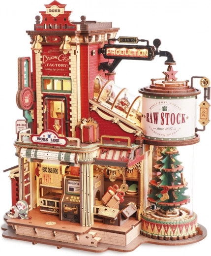 Puzzle en Bois Magique - Boîte à Musique Usine de Cadeaux