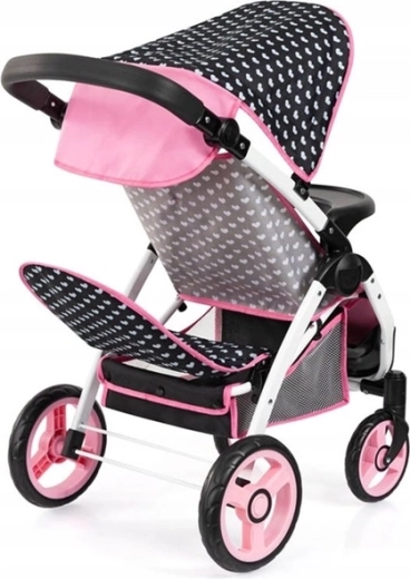 Poppenwagen voor twee poppen
