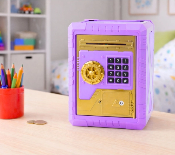 Münzschlitz und robustes Gehäuse