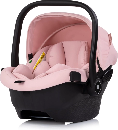 Chipolino Pearl i-Size car seat 40–87 cm powder pink