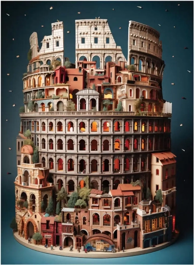 Puzzel Colosseum 1000 stukjes