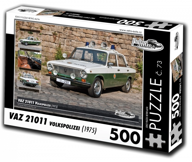 Retro auto puzzel VAZ 21011 Volkspolizei 500 stukjes