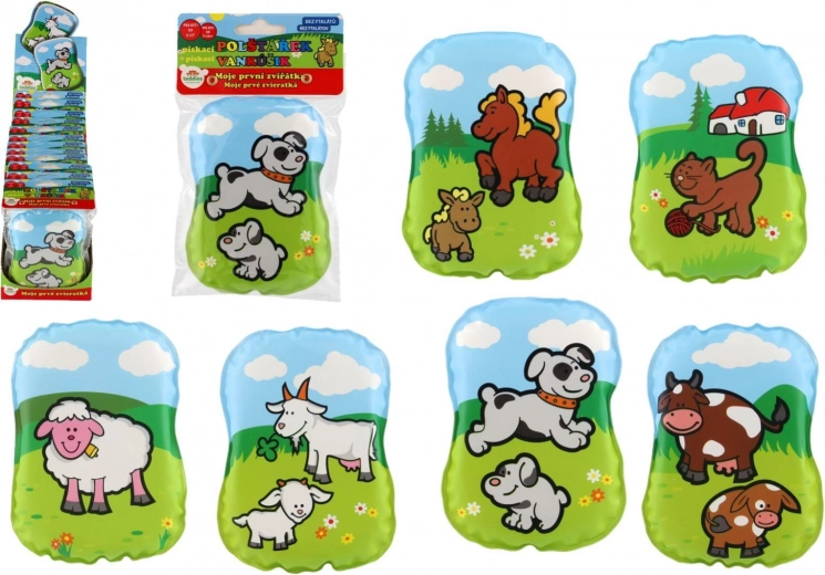 Quietschkissen Meine ersten Tierchen 12 × 9 × 2 cm