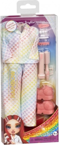 Rainbow High pajama fashion set – sleepover