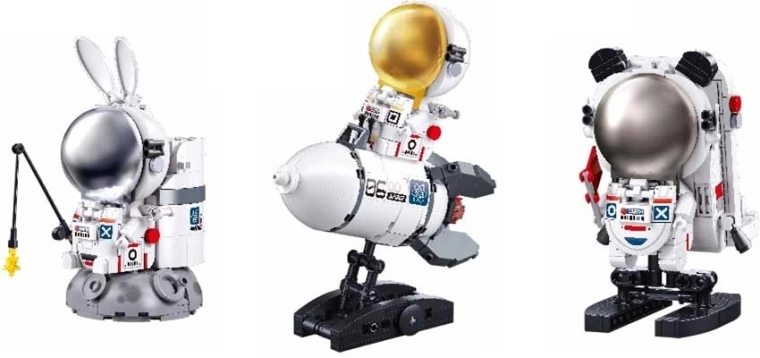Sluban Astronaute sur Mars set de construction