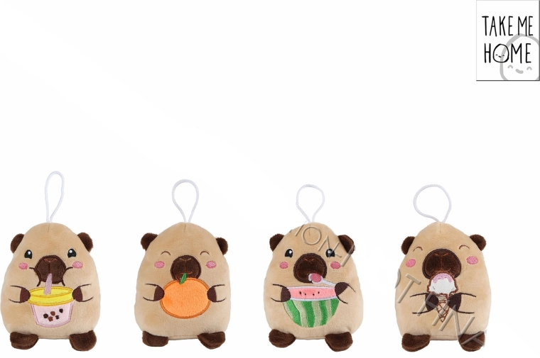 Take Me Home plush capybara 12.5 cm