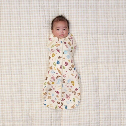 Easy transition from swaddle to sleeping bag