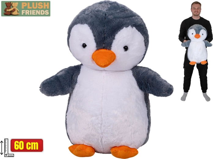 Plush Friends peluche pingouin 60 cm