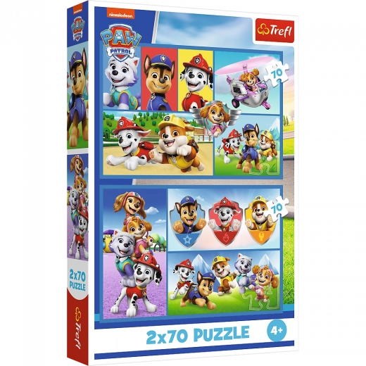Puzzle Regeln Paw Patrol 2v1 2x70 Stücke
