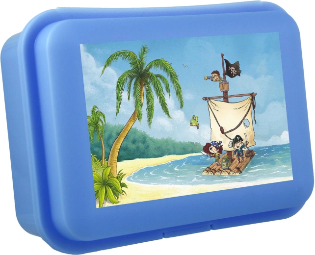 Kinder-Brotdose mit Klickverschluss 18 × 13 × 7 cm – Farbmix und Motivmix