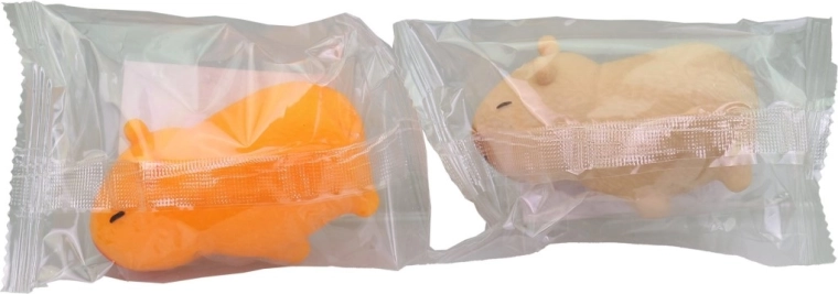 Individually packed pieces in various colors