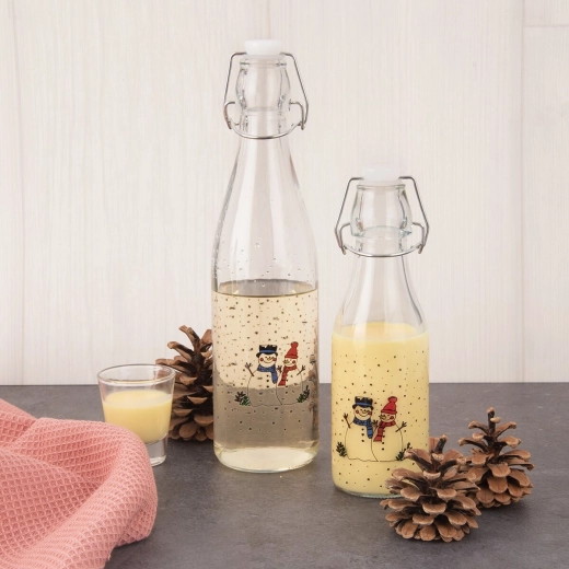 Décor d’hiver Bonhomme de neige – pour un service saisonnier