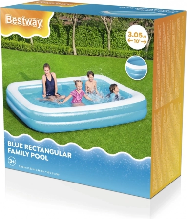 Inflatable Family Pool Bestway 305 x 183 x 56 cm