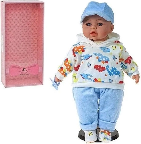 Interactive baby doll with sound (Polish)