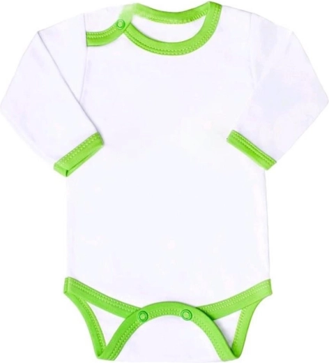 Body bébé New Baby avec bordure verte