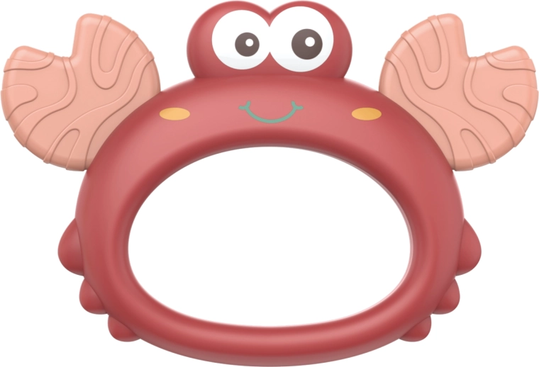 Hochet et anneau de dentition crabe pour bébés