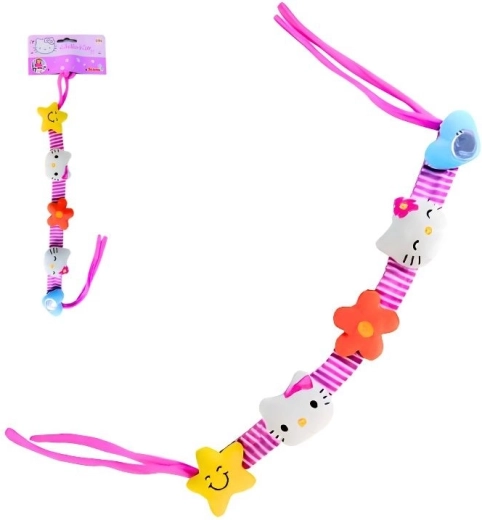 Chaînette souple Hello Kitty pour poussette