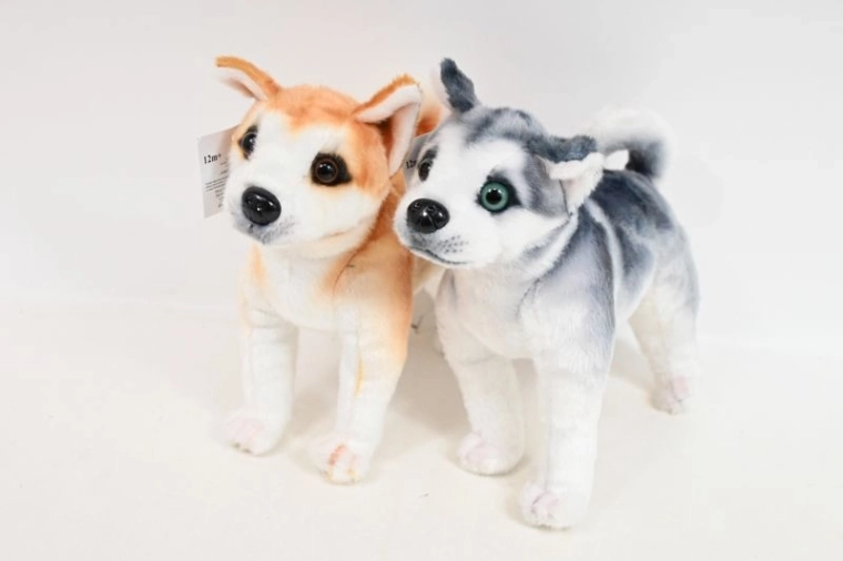 Pluchen knuffelhond