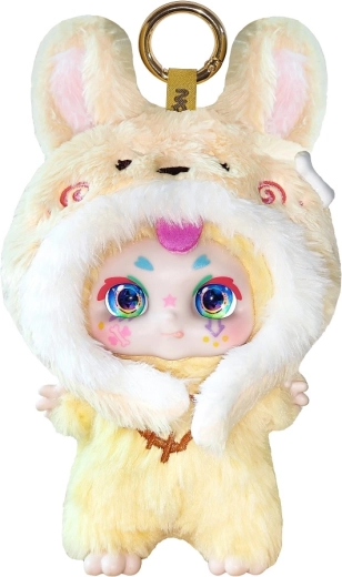Super-soft plush and a detailed vinyl face