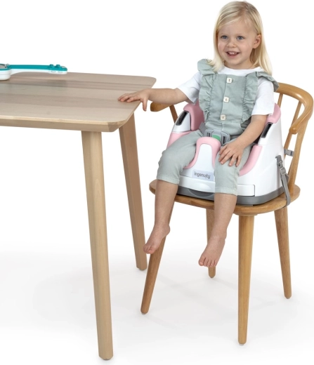 2-in-1: aan tafel en op de vloer