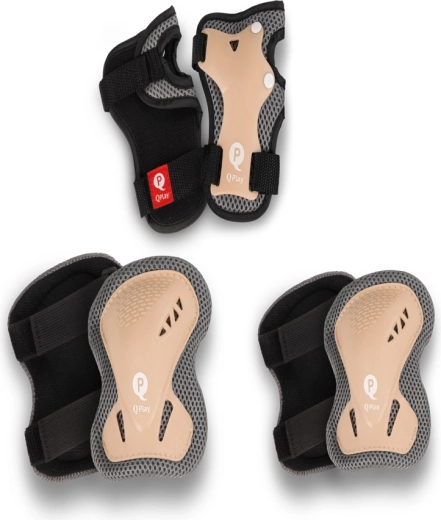 Protections enfant Qplay kaki taille S (3–5 ans)
