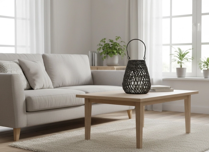 Accessoire stylé pour un salon moderne