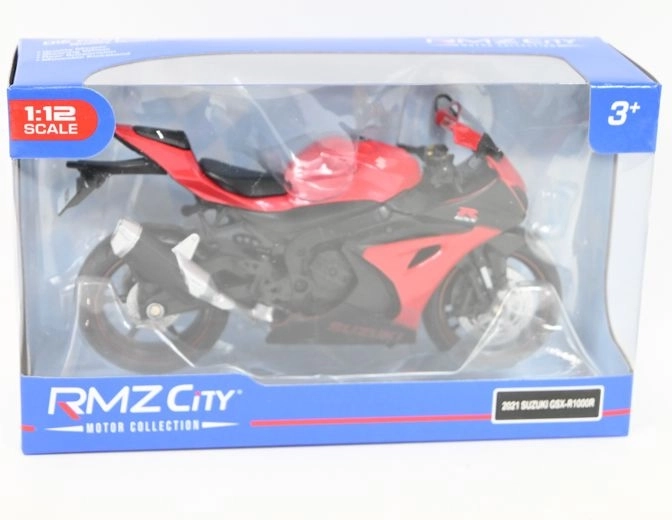 RMZ Hobby Suzuki GSX-R1000R model motorfiets 1:12 rood