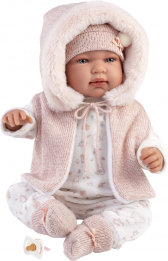 Llorens New Born realistic baby doll with sounds