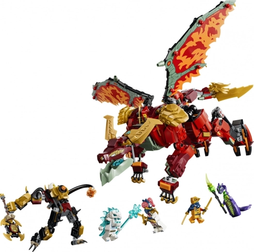 6 minifigurines pour des combats de ninjas