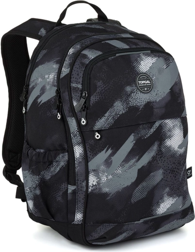 Sac à dos étudiant Topgal camouflage urbain
