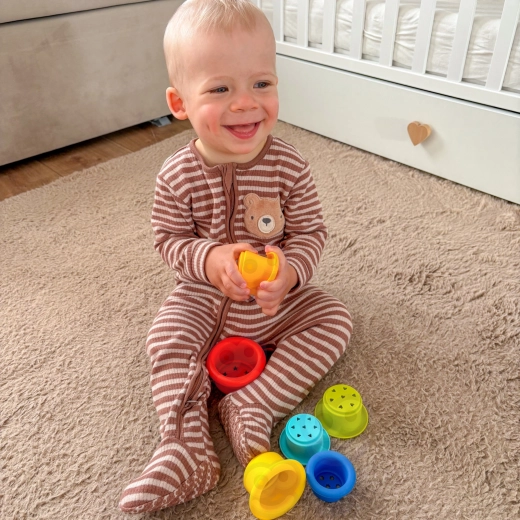Stacking cups for fine motor skills