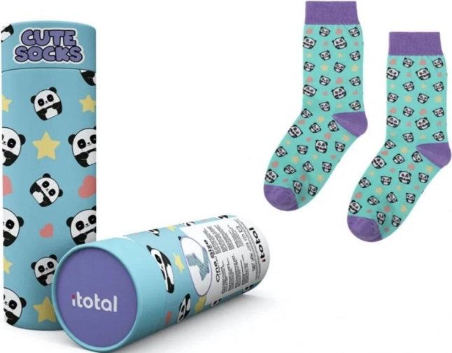 Chaussettes en coton avec pandas