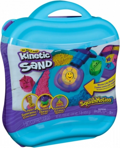KINETIC SAND Moules en mouvement – coffret créatif avec sable cinétique (453 g)
