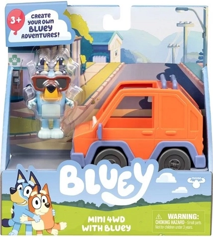 Bluey Off-Road 4WD Car with Figure